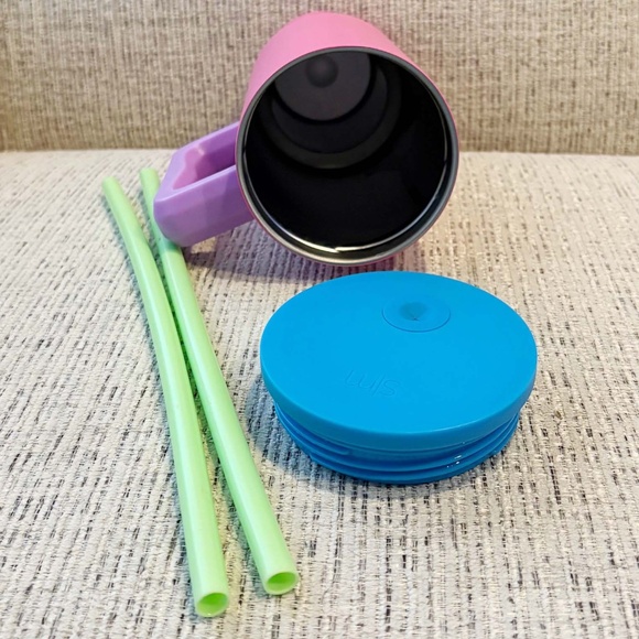 Simple Modern 40 oz Trek Tumbler with Handle and Straw Lid -80s Mix - Picture 6 of 7